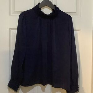 Zara Navy Blue Women's Blouse